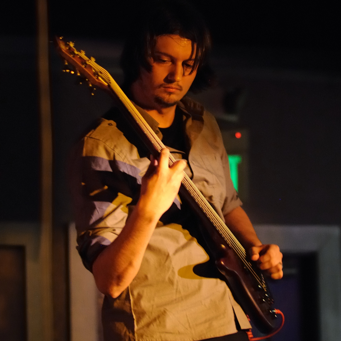 Me playing bass guitar